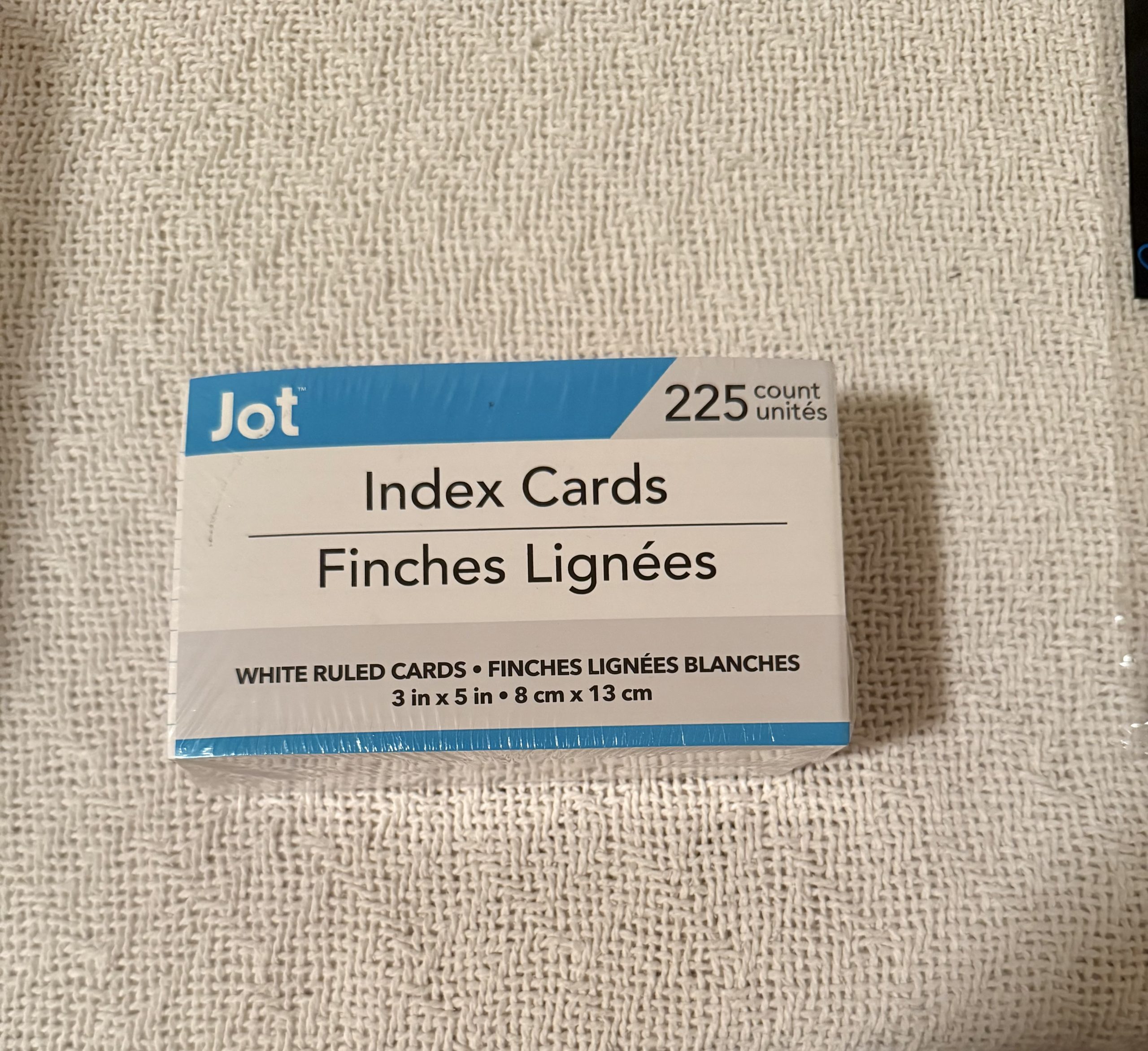 White ruled index cards (225 ct) - Image 3