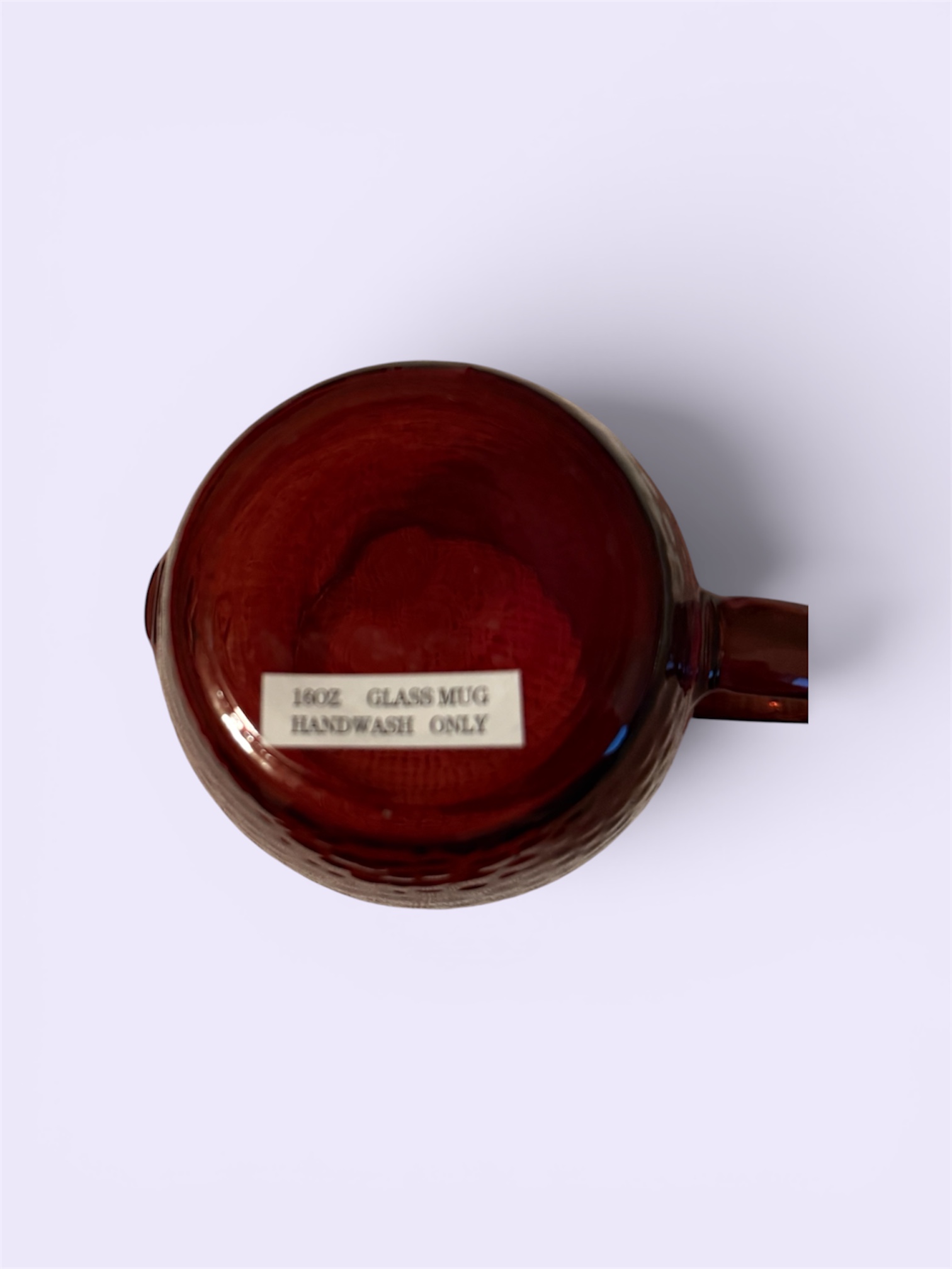 Football Amber Glass Mug - Image 2