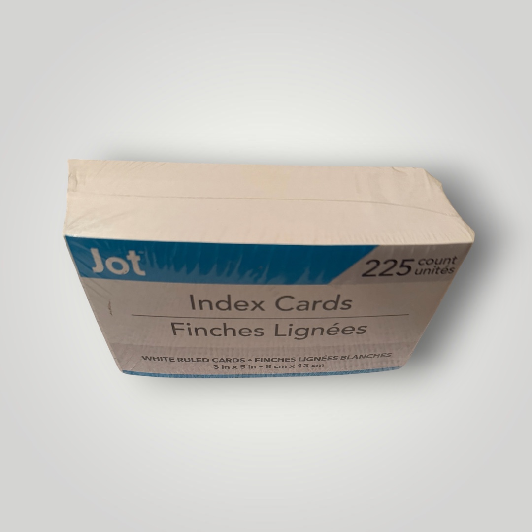 White ruled index cards (225 ct) - Image 5