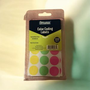 Colored Coded Labels (240 count Pre-Loved)