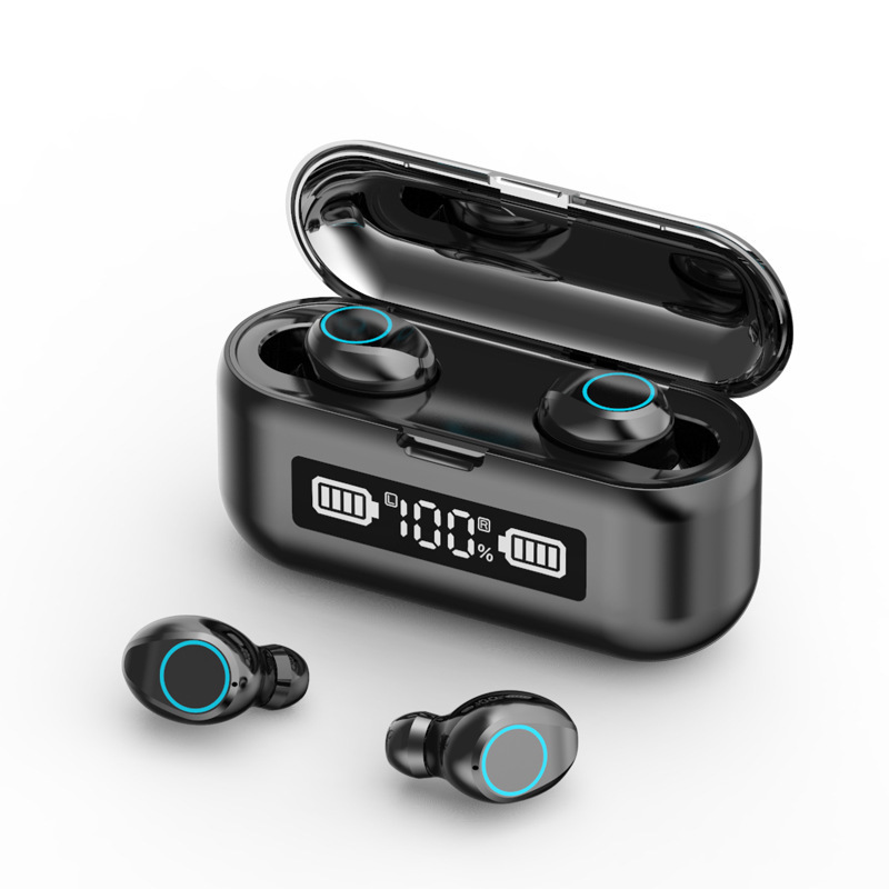 F9 Bluetooth Headset Tws Wireless Bluetooth 5.1 Stereo Digital Display Binaural In-Ear Private Mode Headset - Image 7