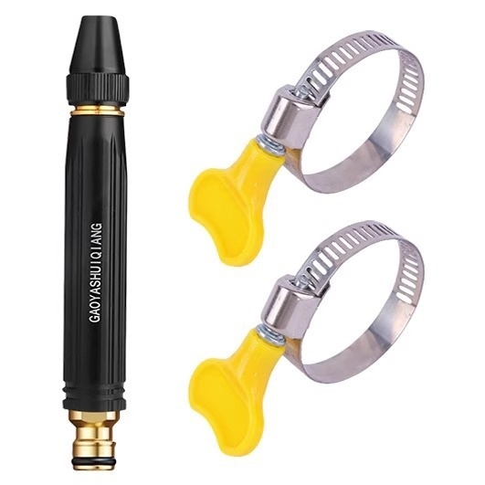 Portable High Pressure Washing Water Gun Car Wash Nozzle Adjustable Nipple Type Direct Spray Home Garden Shower Watering Hose - Image 10