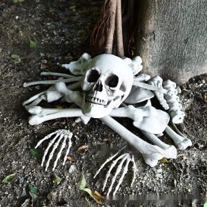 Halloween Skull Skeleton Loose Bone Decoration Set