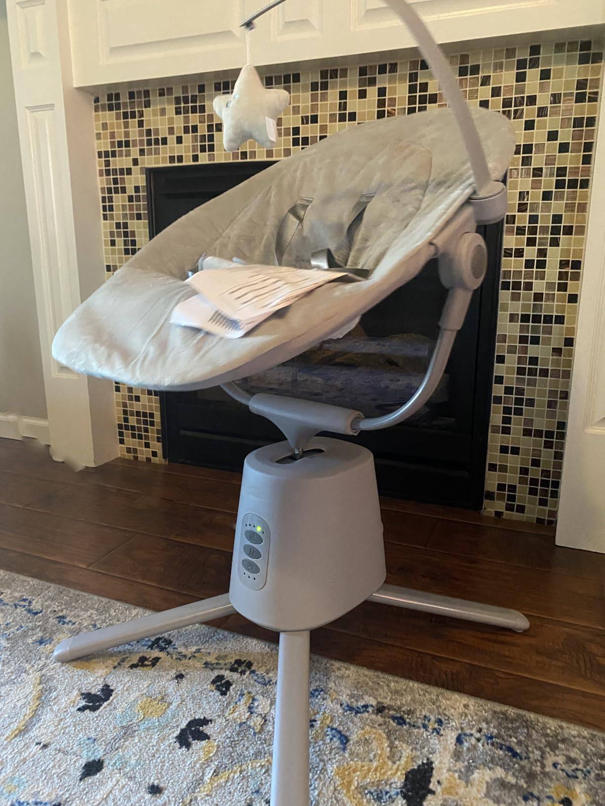 Baby Swing,Baby Swings For Infants With 3 Modes & 5 Speeds BT Enabled App & Remote Control, Electric Swing 6 Melodies And 3 Timer Setting - Image 3