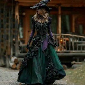 Fashionable Casual Halloween New Witch Witch Dress