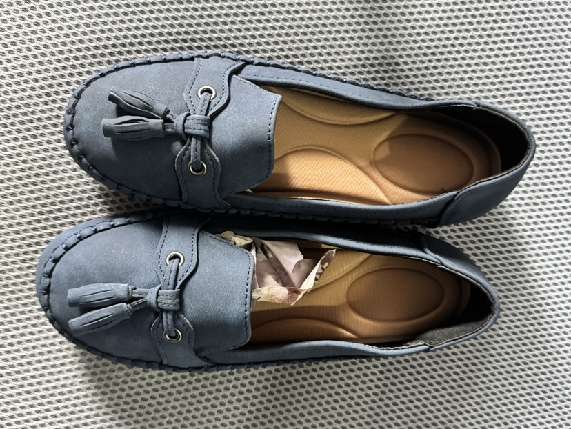 Women's Round Head Loafers Fashion Non-slip Soft Comfortable Flats Shoes - Image 4