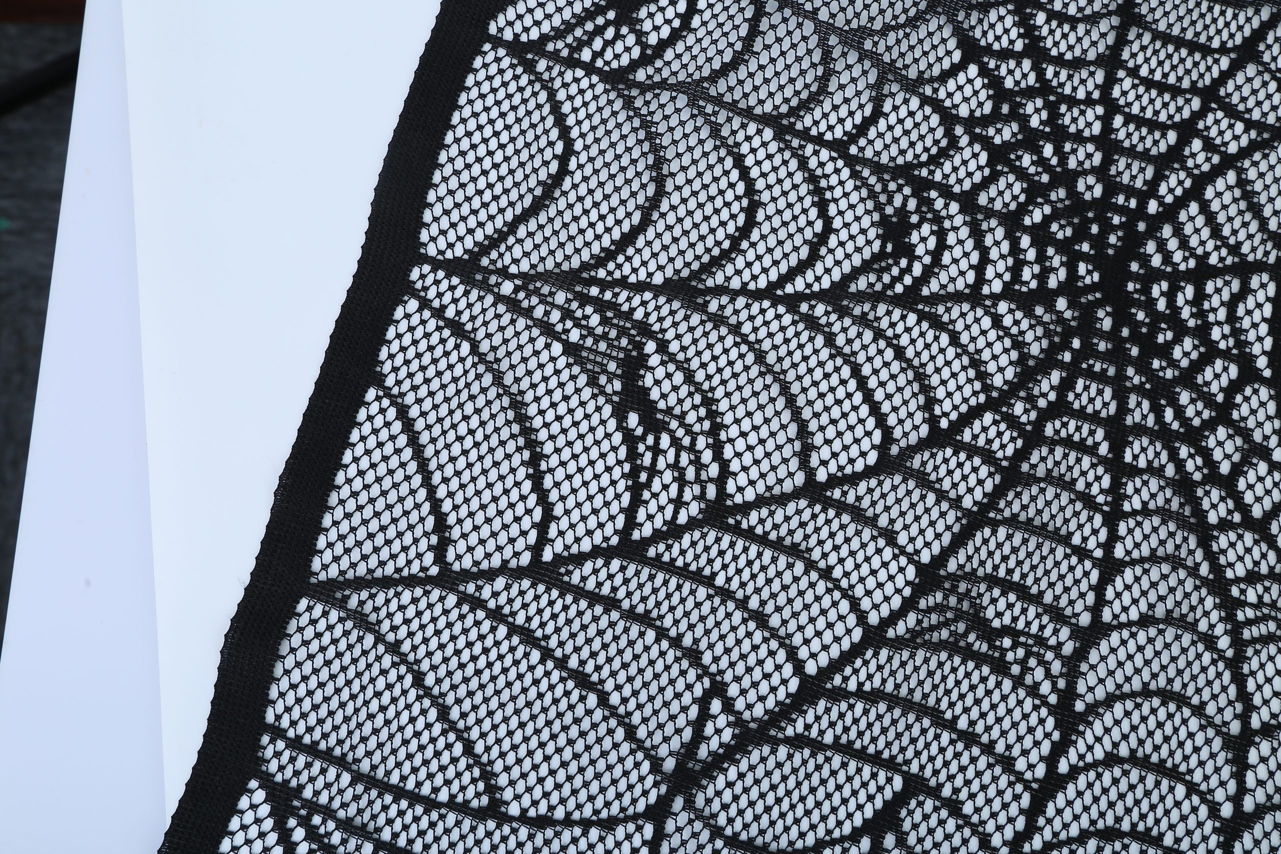 Halloween Decoration Black Lace Spiderweb Fireplace Mantle Scarf Cover Festive Party Supplies Fireplace Scarf 96 X 18 Inch For Halloween Christmas Party Door Window Decoration - Image 5