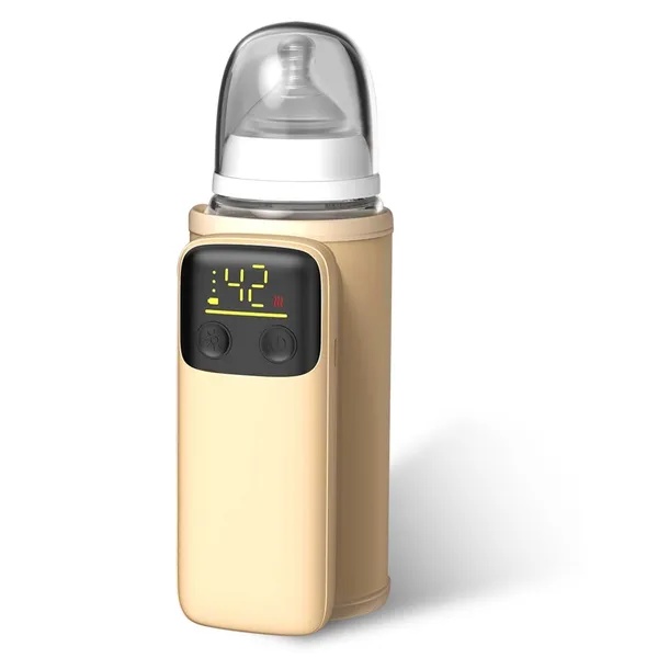 Portable Bottle Warmer With Night Light Baby Milk Warmer Milk Formula Warmer For Home Travel With 6 Heating Levels - Image 4