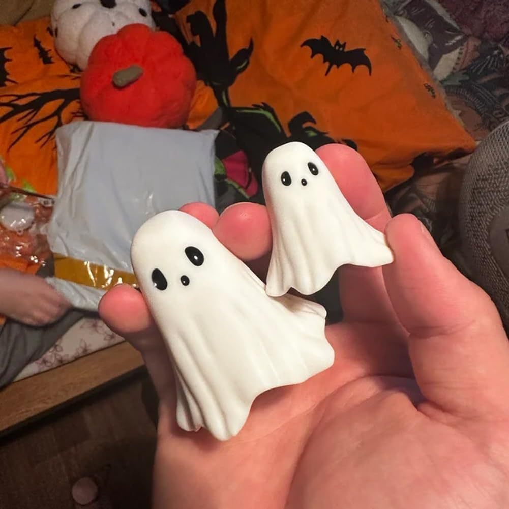 Multi-Functional Ghost Statues Cute Ghosts Small Horror Ghosts Halloween Home Decorations Coffee Table Centerpieces Shelf Decorations - Image 5