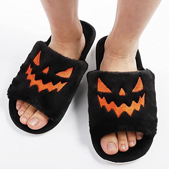 Halloween Shoes Winter Cute Warm Home Slippers Women - Image 4
