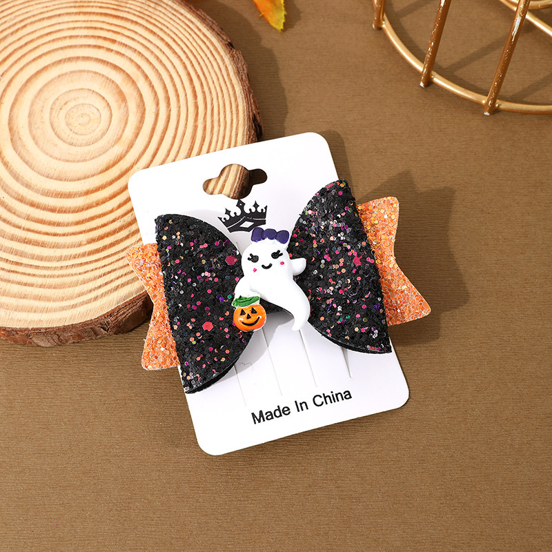 Halloween Barrettes Ghost Festival Party Festival Atmosphere Decor - Image 4