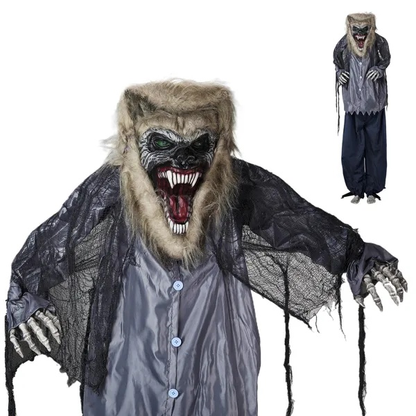 6.9ft Werewolf Outdoor Halloween Decorations - Image 4
