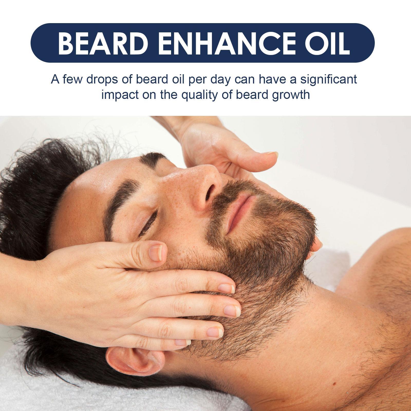 EELHOE Beard Care Oil - Strengthen And Nourish Beard Roots Moisturizing And Shine-Enhancing Beard Growth Serum For Men Hair Care Hydrating - Image 6