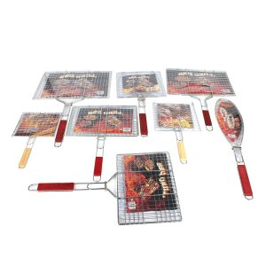 Hamburger Barbecue Grill Tool Galvanized Iron Wire