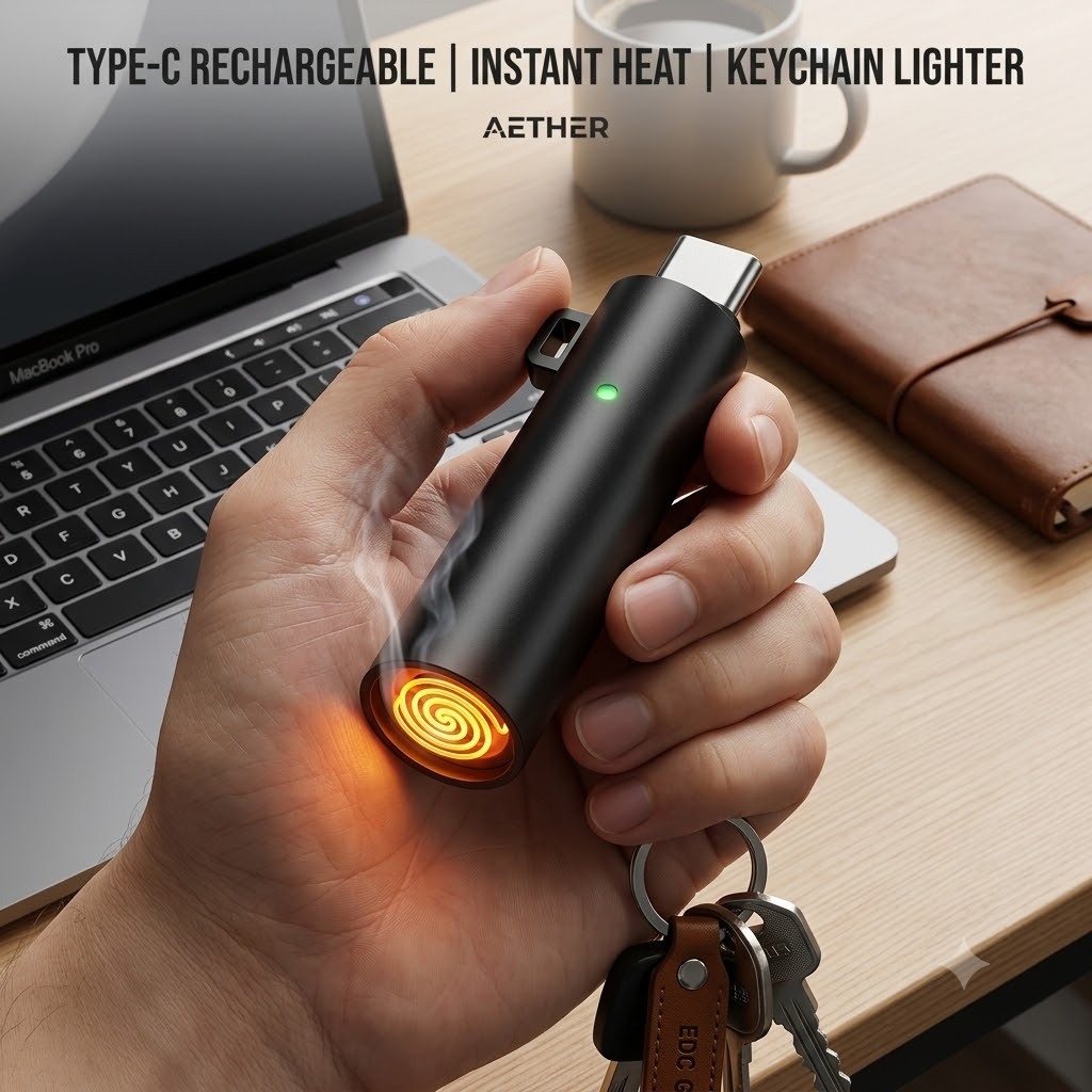 Type-C Lighter Phone Plug Lighter Battery-free Lighter USB-C Phone Igniter Plug And Play Lighter Plug And Play Lighter - Image 3