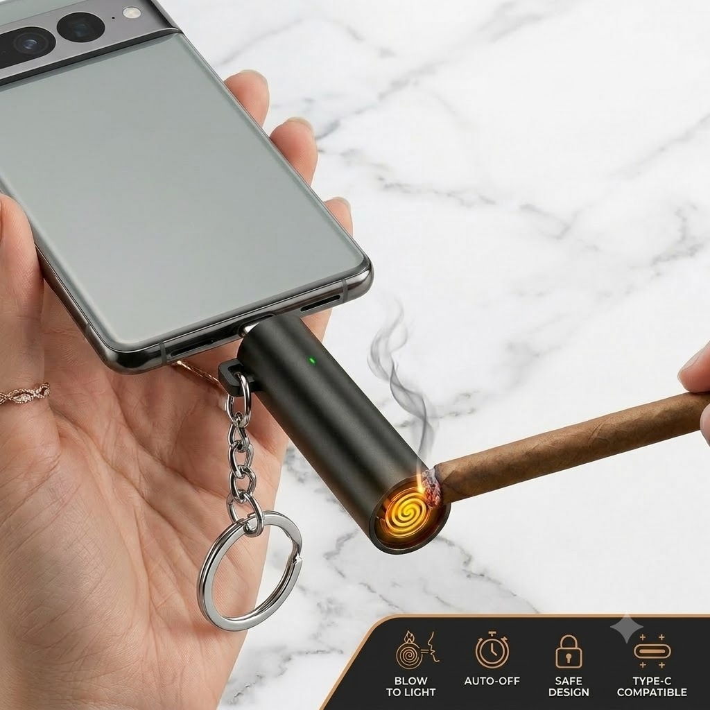 Type-C Lighter Phone Plug Lighter Battery-free Lighter USB-C Phone Igniter Plug And Play Lighter Plug And Play Lighter - Image 5
