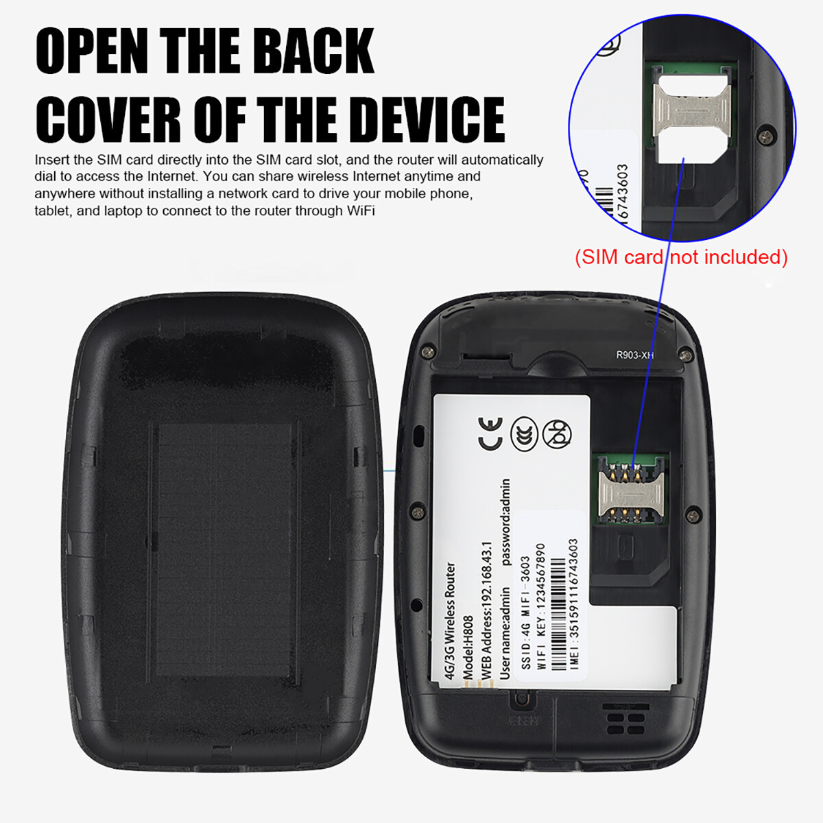 Wireless Wifi 4G LTE Routers Unlocked Mobile Broadband Portable Modem Hotspot - Image 5