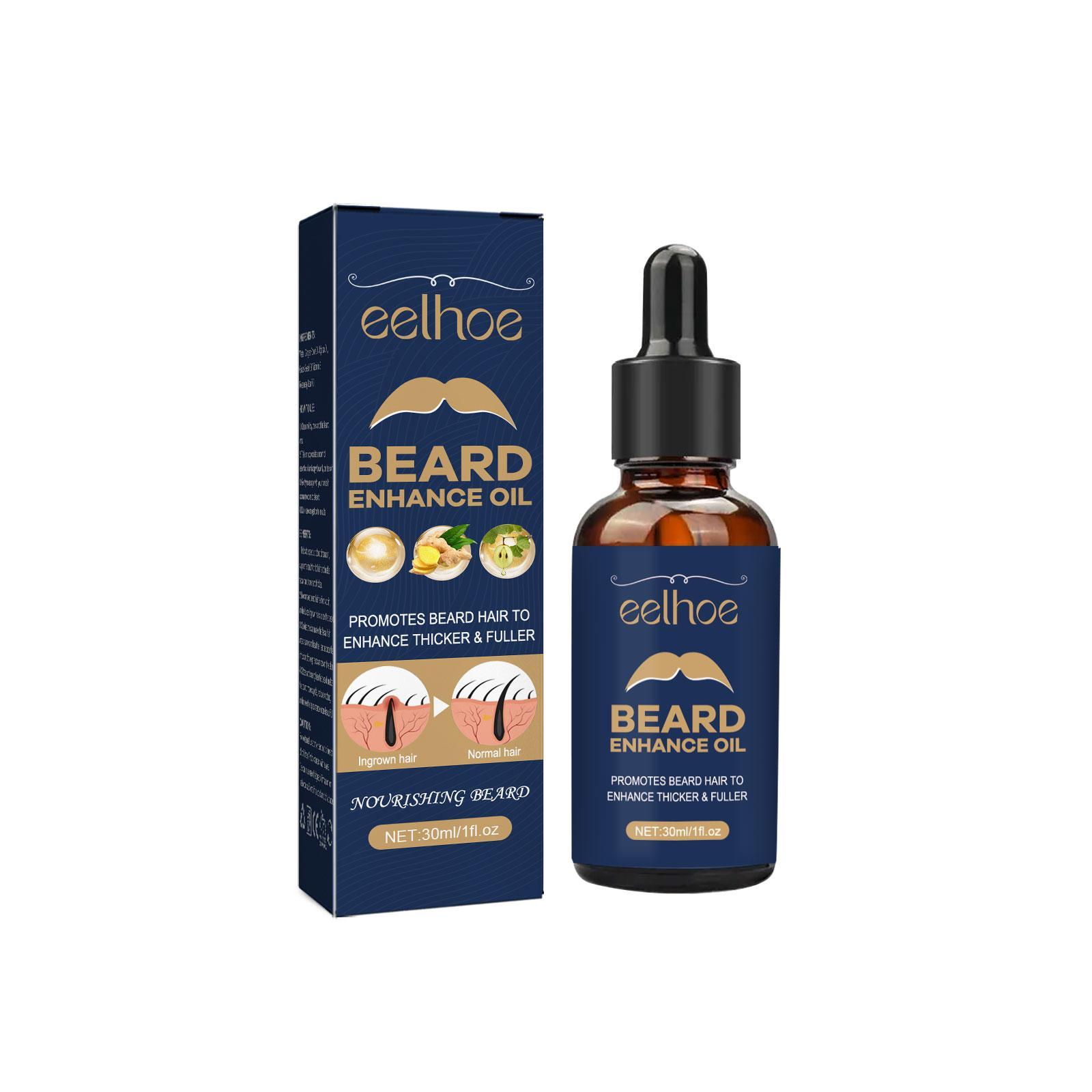 EELHOE Beard Care Oil - Strengthen And Nourish Beard Roots Moisturizing And Shine-Enhancing Beard Growth Serum For Men Hair Care Hydrating - Image 7